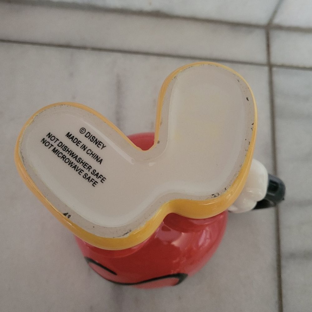 Disney Mickey Mouse Shaped Coffee Tea Mug 10oz - Picture 3 of 9